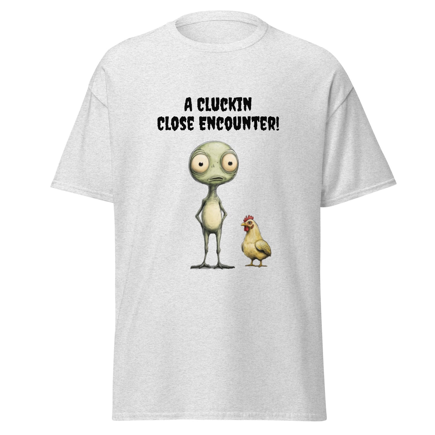 Alien Meets Chicken Classic T-shirt - Ruppy's Creations