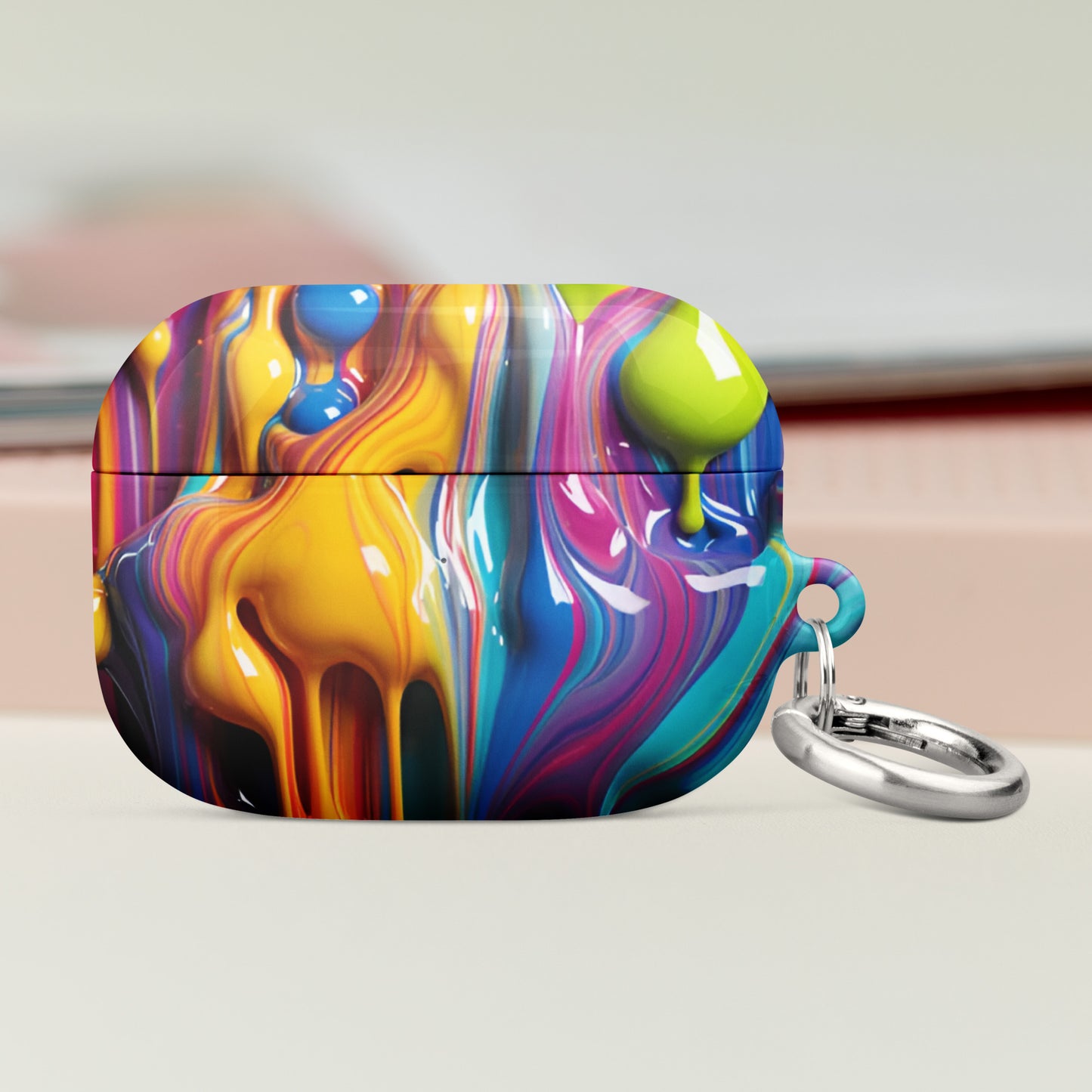 Dripping Paint Protective Earbuds Case for AirPods®