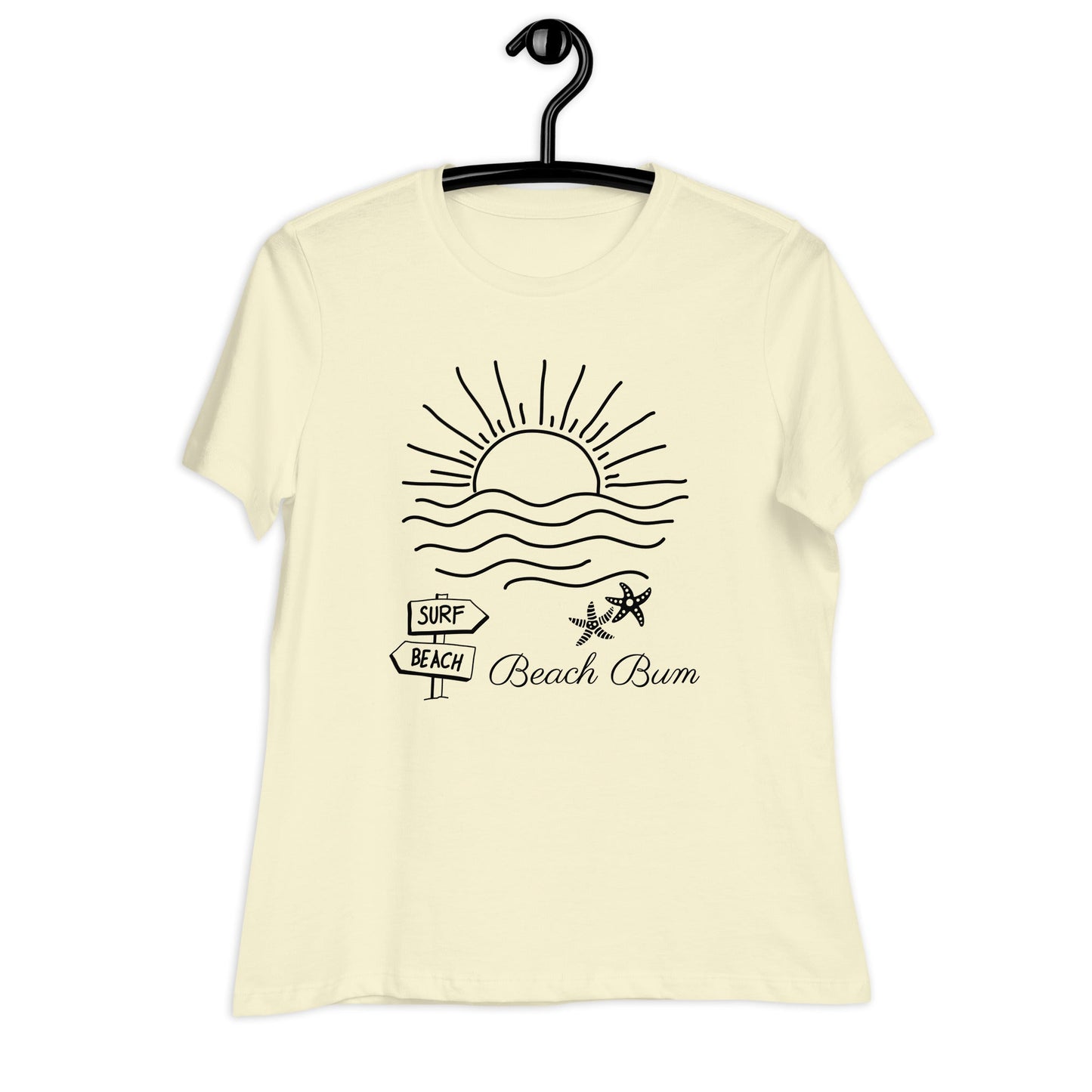 Beach Bum Women's Relaxed T-Shirt - Ruppy's Creations