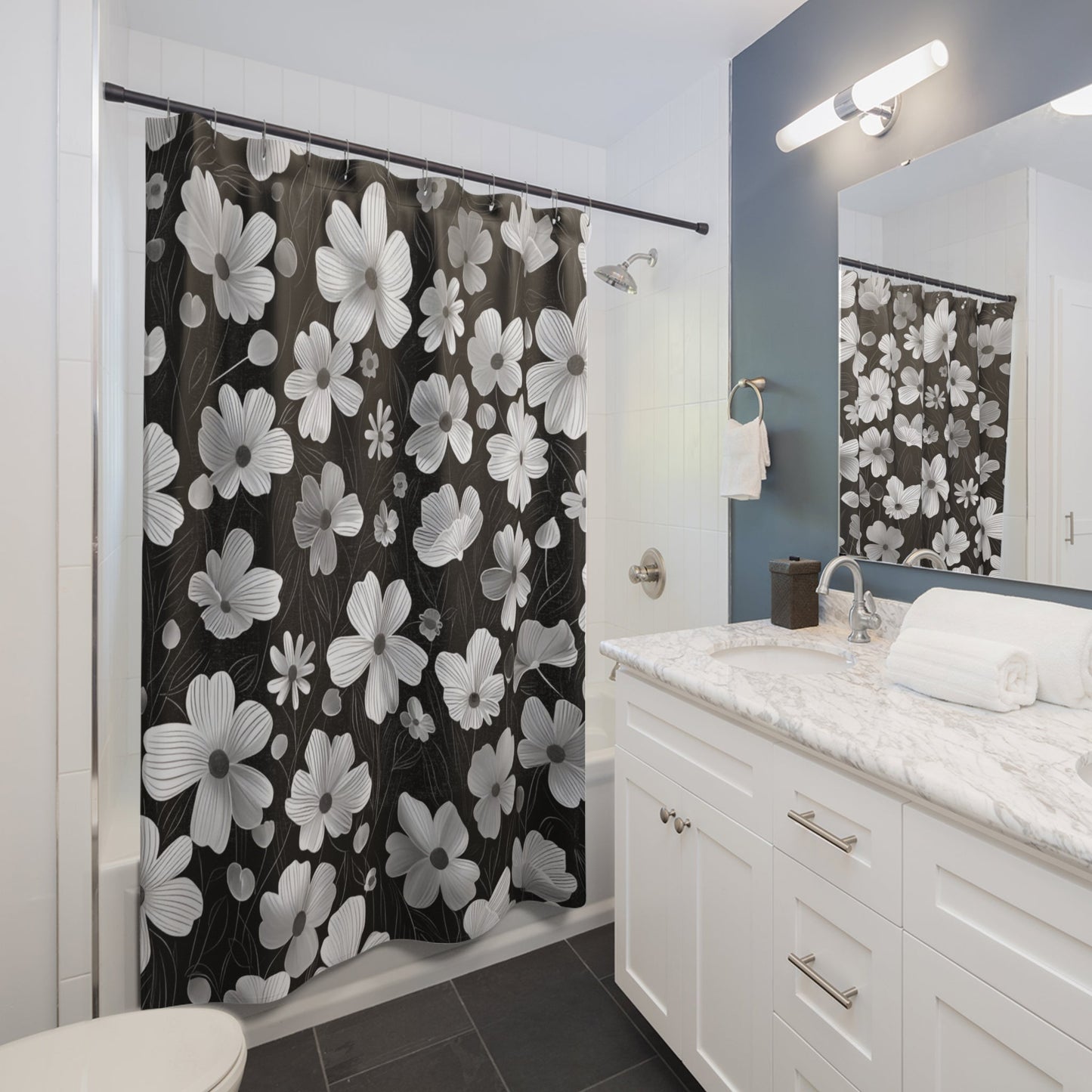 Beautiful Flowers Shower Curtain - Ruppy's Creations