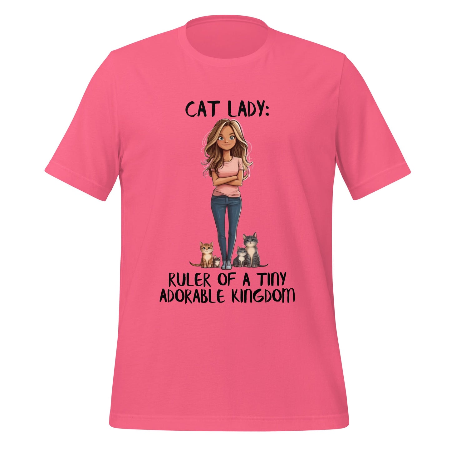 Cat Lady Ruler Women's Unisex T-shirt - Ruppy's Creations