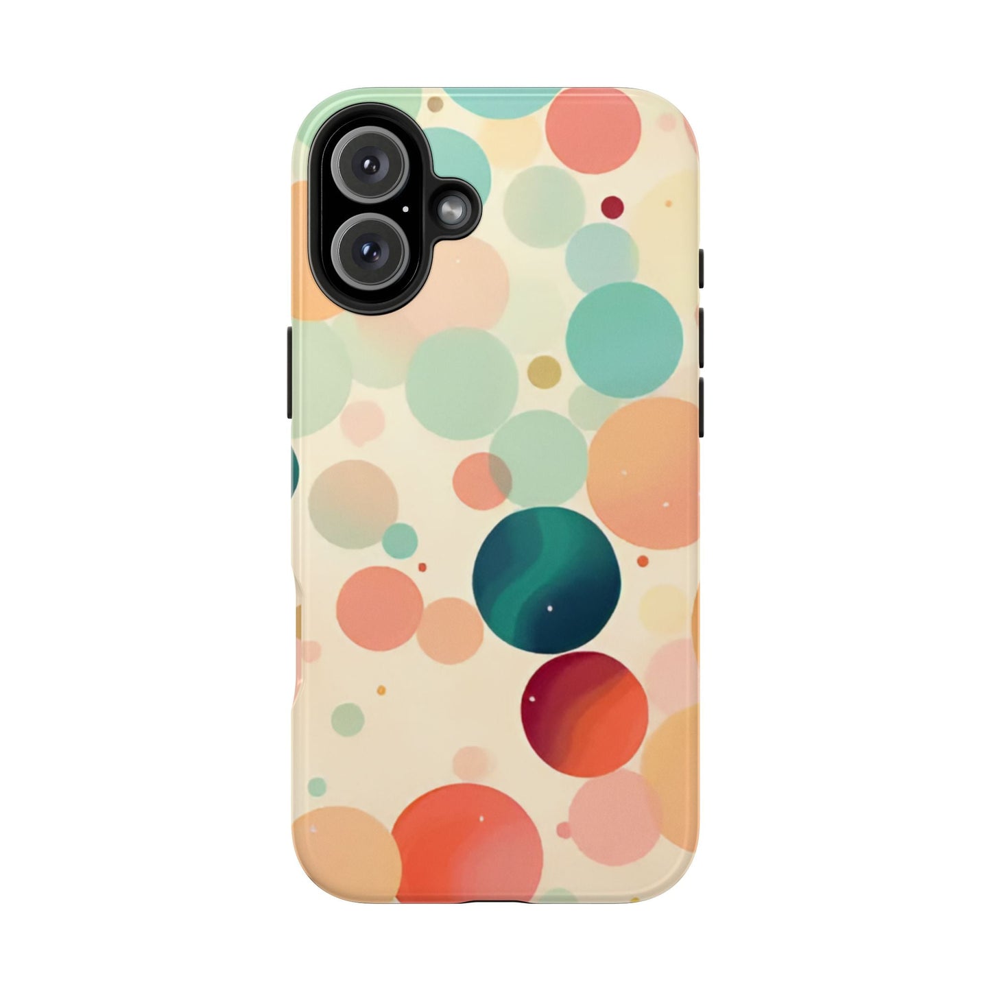 Circles Retro Look Tough Phone Case For Apple iphone & Samsung Galaxy - Ruppy's Creations