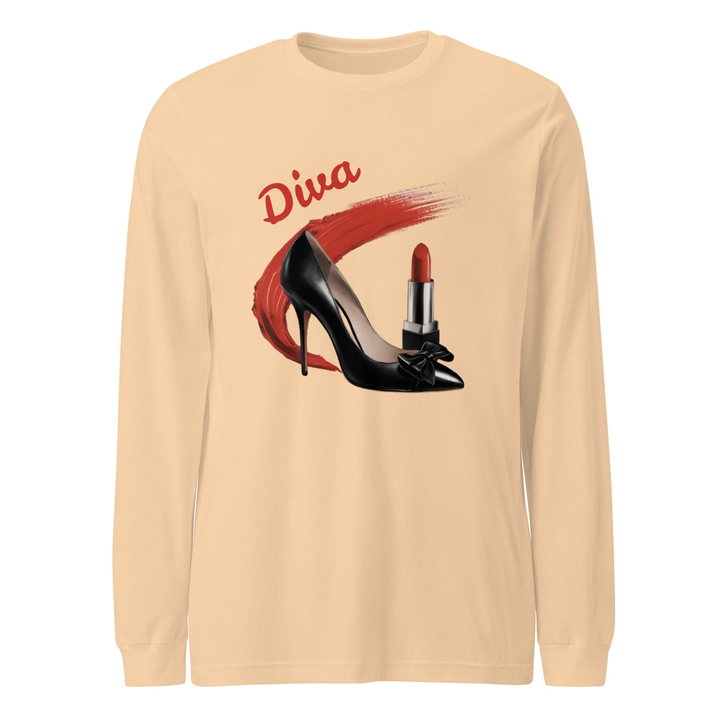 Diva Women's Long Sleeve Tee - Ruppy's Creations