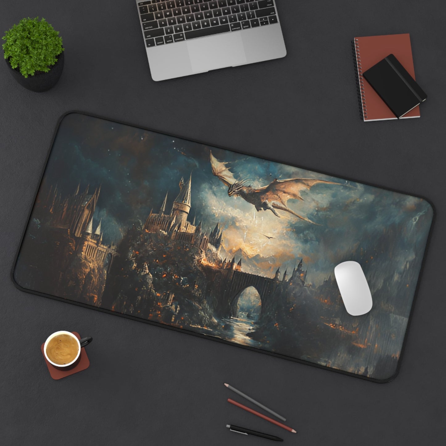 Dragon Fantasy Desk Mat - Ruppy's Creations