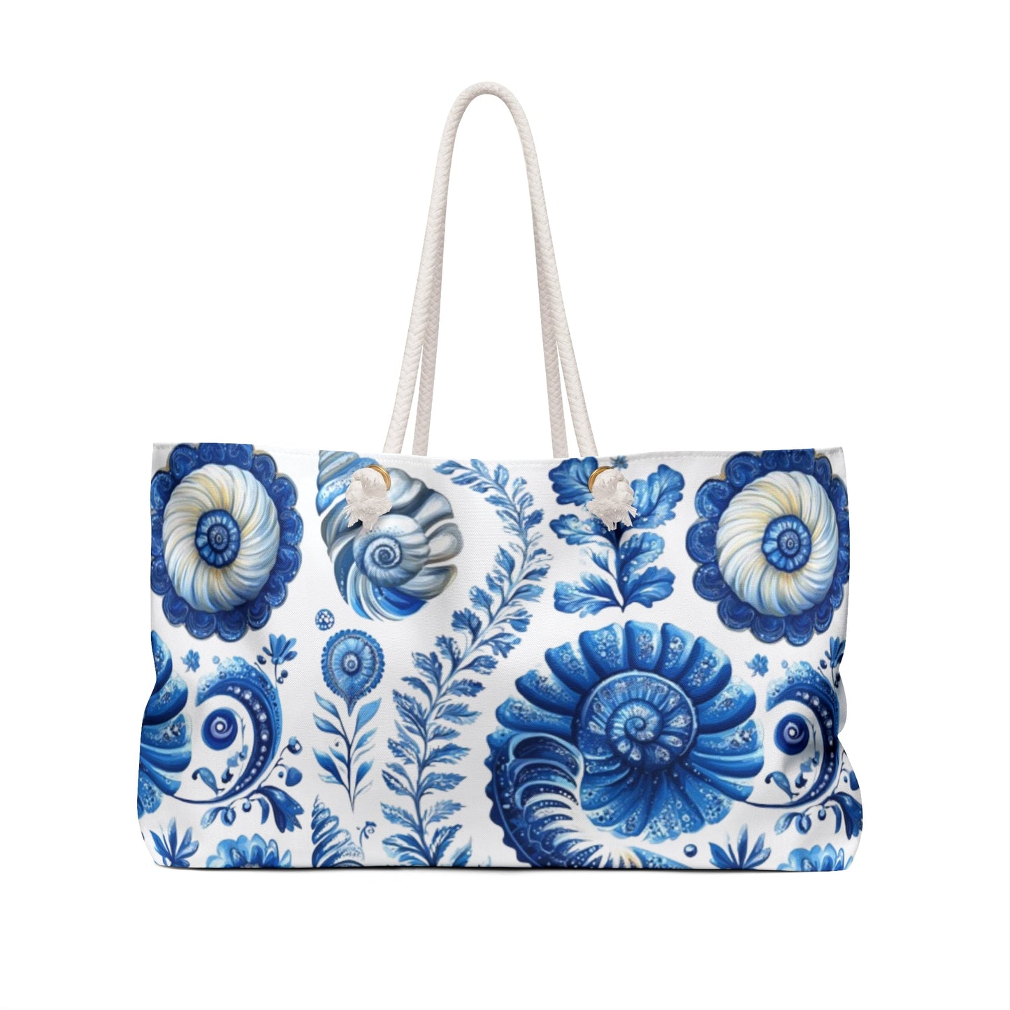 Elegant Seaside Heirloom Weekender - Beach Bag Tote - Ruppy's Creations