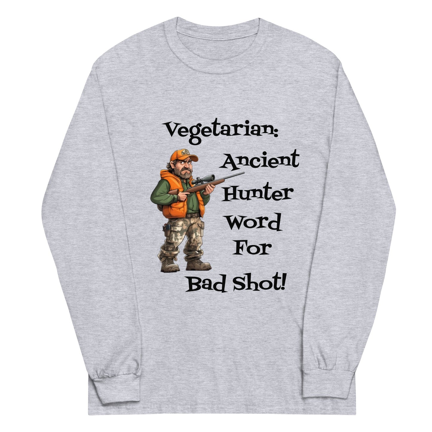 Funny Hunter Men’s Long Sleeve Tee - Ruppy's Creations