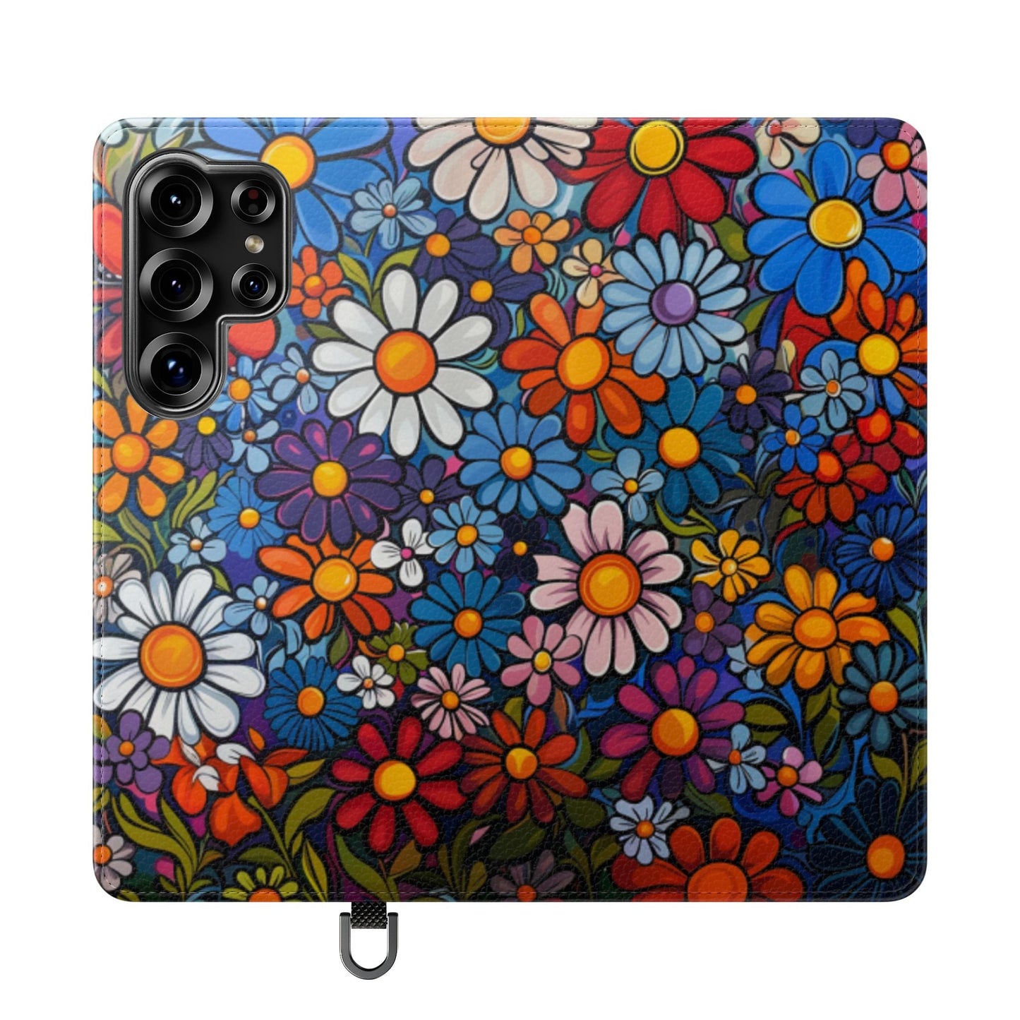 Hippie Floral Flip Case For Apple i - phone & Samsung Galaxy - Ruppy's Creations