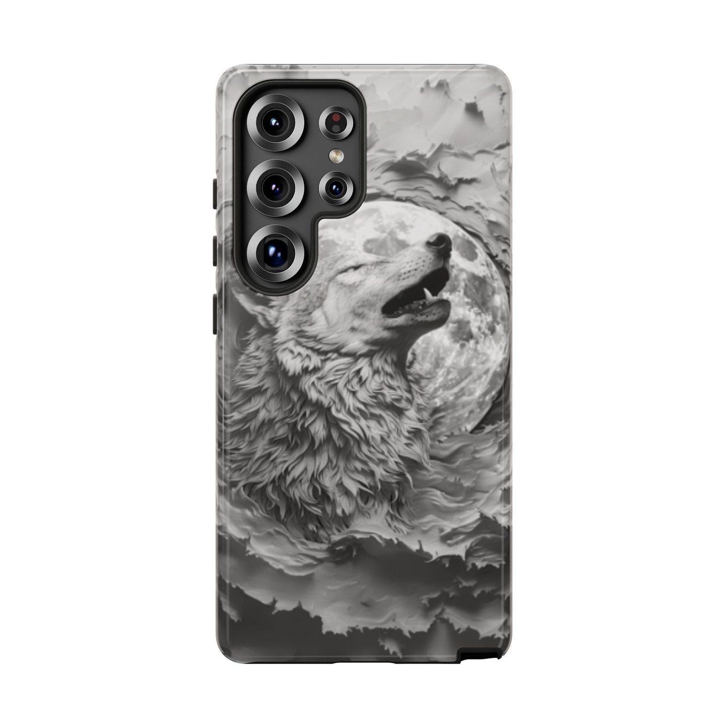 Howling Wolf Tough Cell Phone Case - Ruppy's Creations