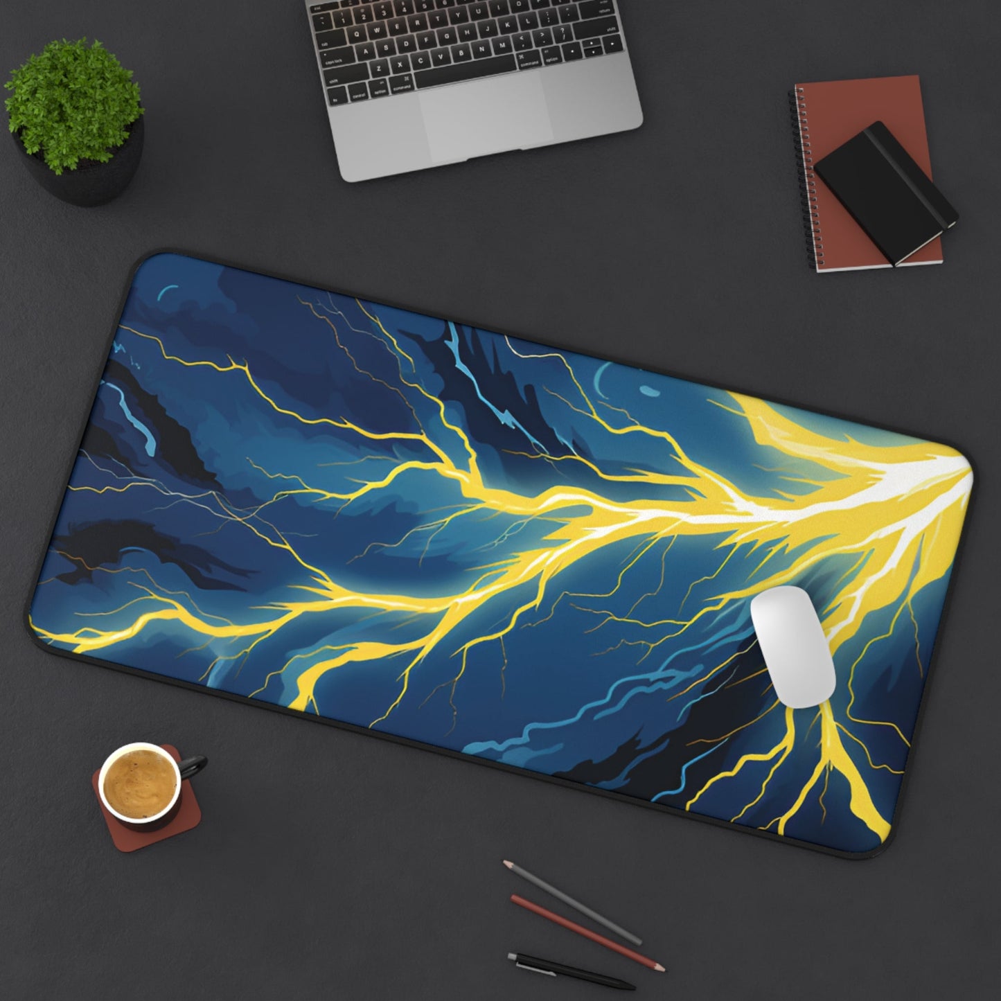 Lightning Strikes Desk Mat - Ruppy's Creations