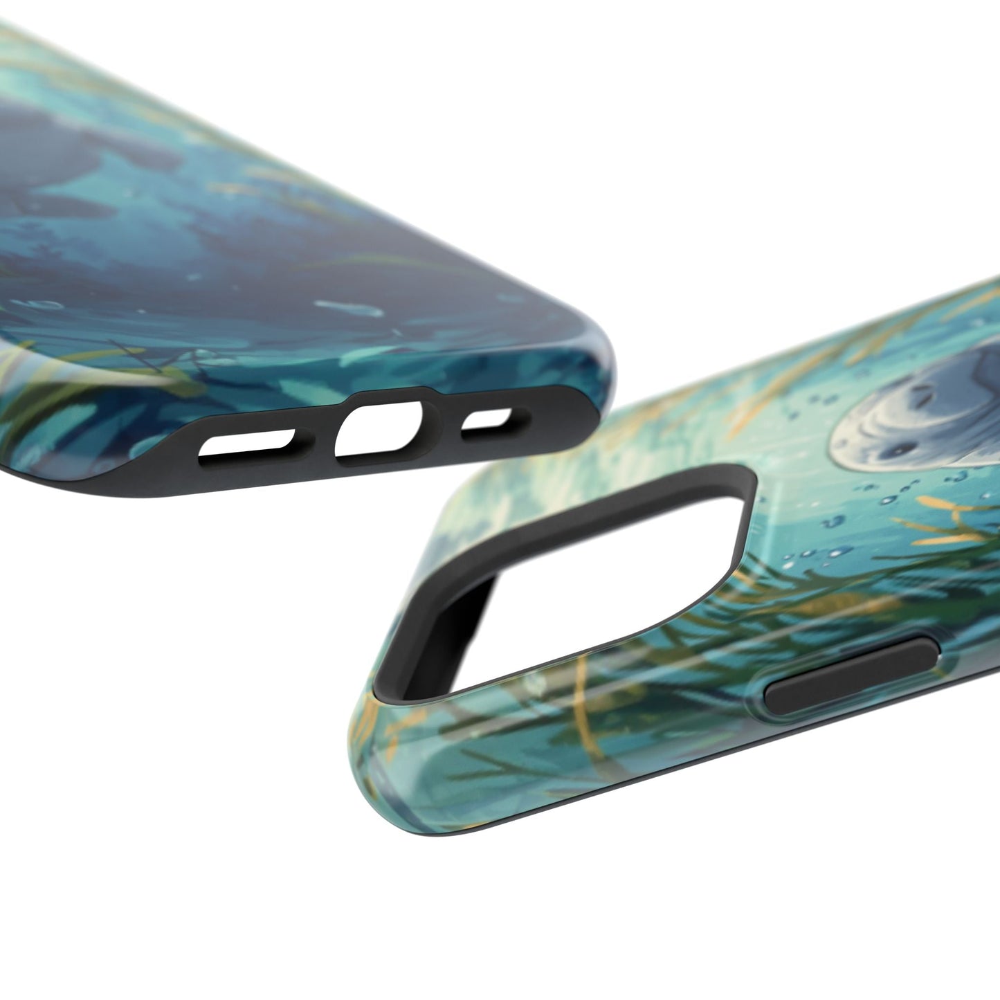 Manatee Magnetic Tough Durable iPhone Case - Ruppy's Creations