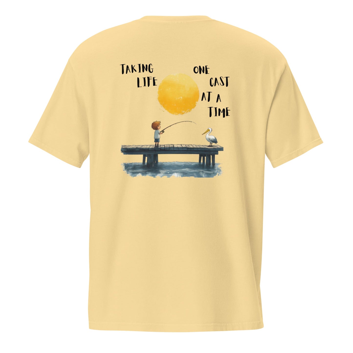 One Cast At a Time Pocket T-shirt - Ruppy's Creations
