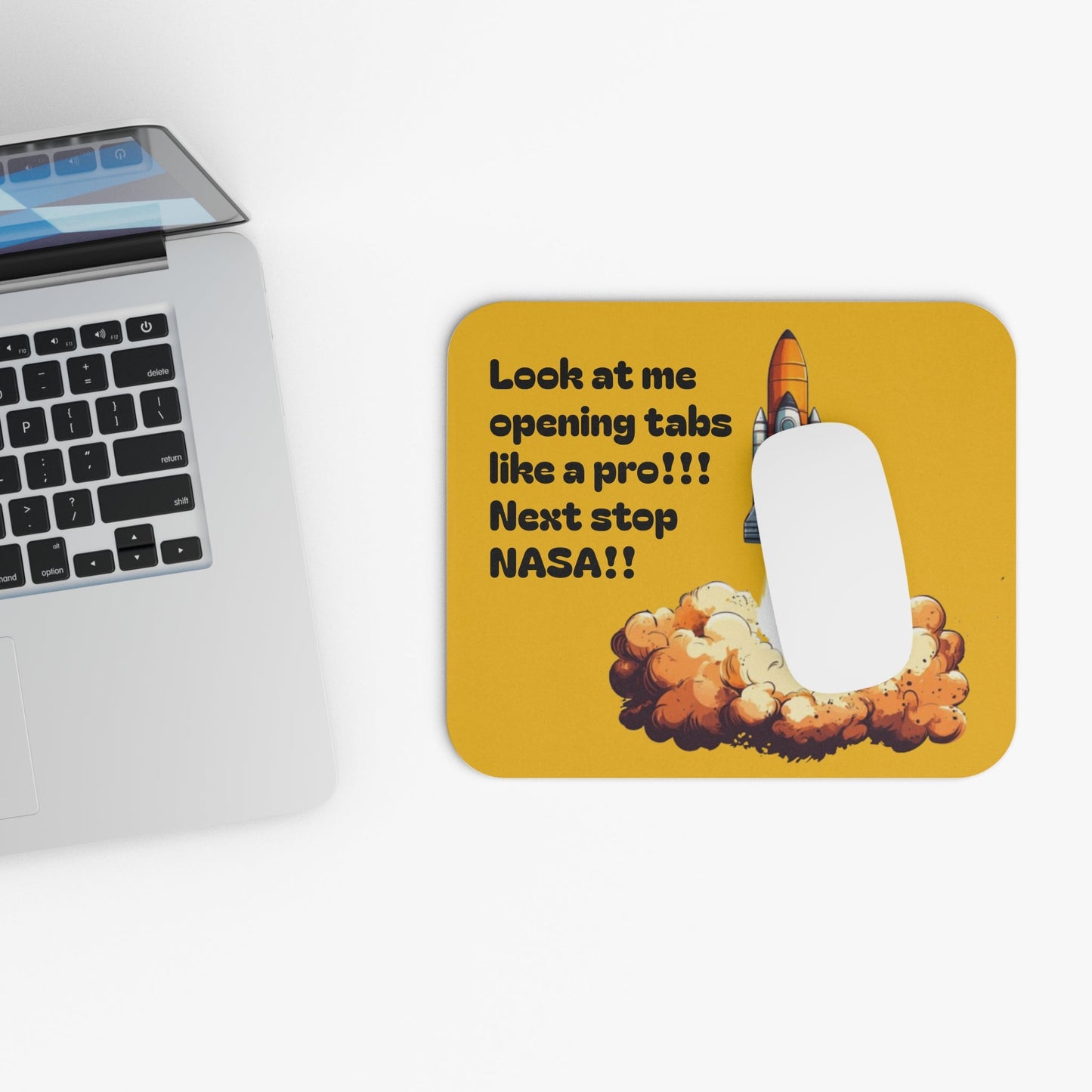 Opening Tabs Like a Pro! Funny Mouse Pad - Ruppy's Creations