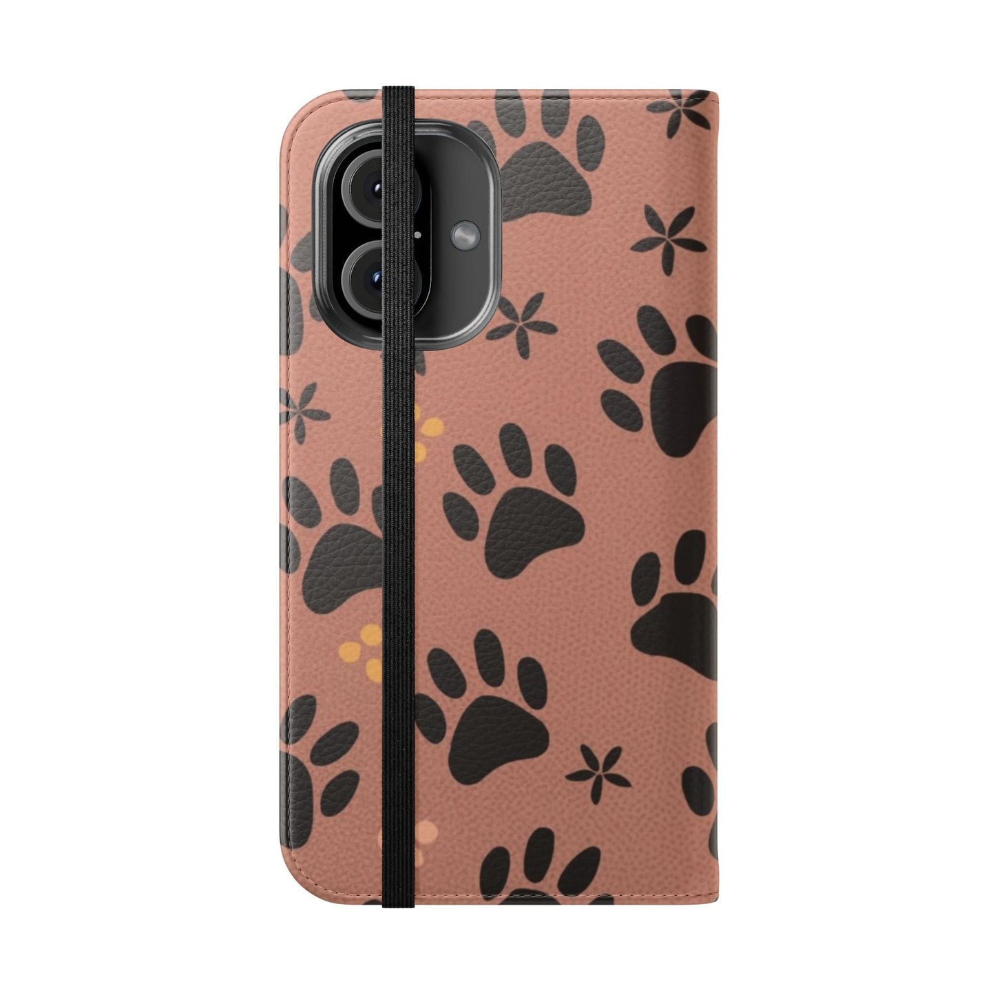 Paw Prints Flip Folio Case For Apple iphone & Samsung Galaxy - Ruppy's Creations