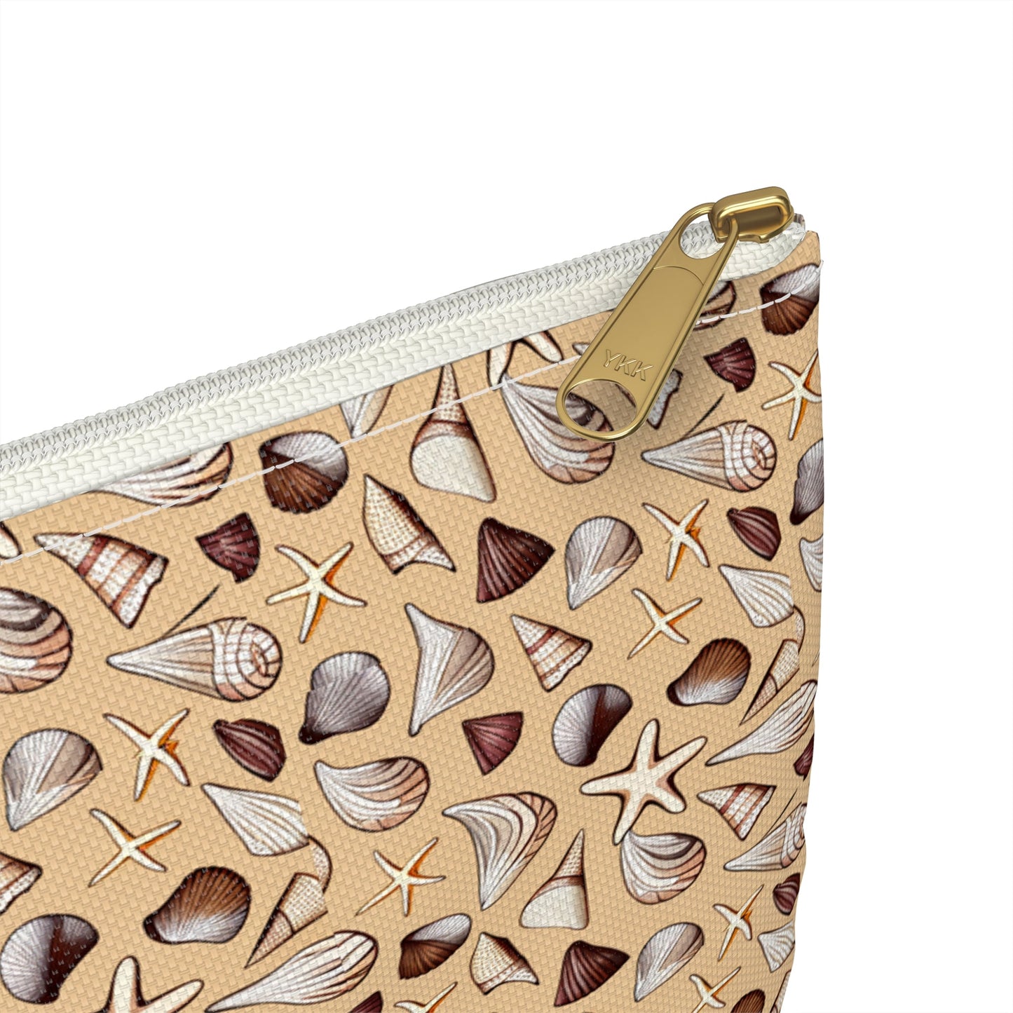 Seashells Cosmetic Travel Bag - Ruppy's Creations