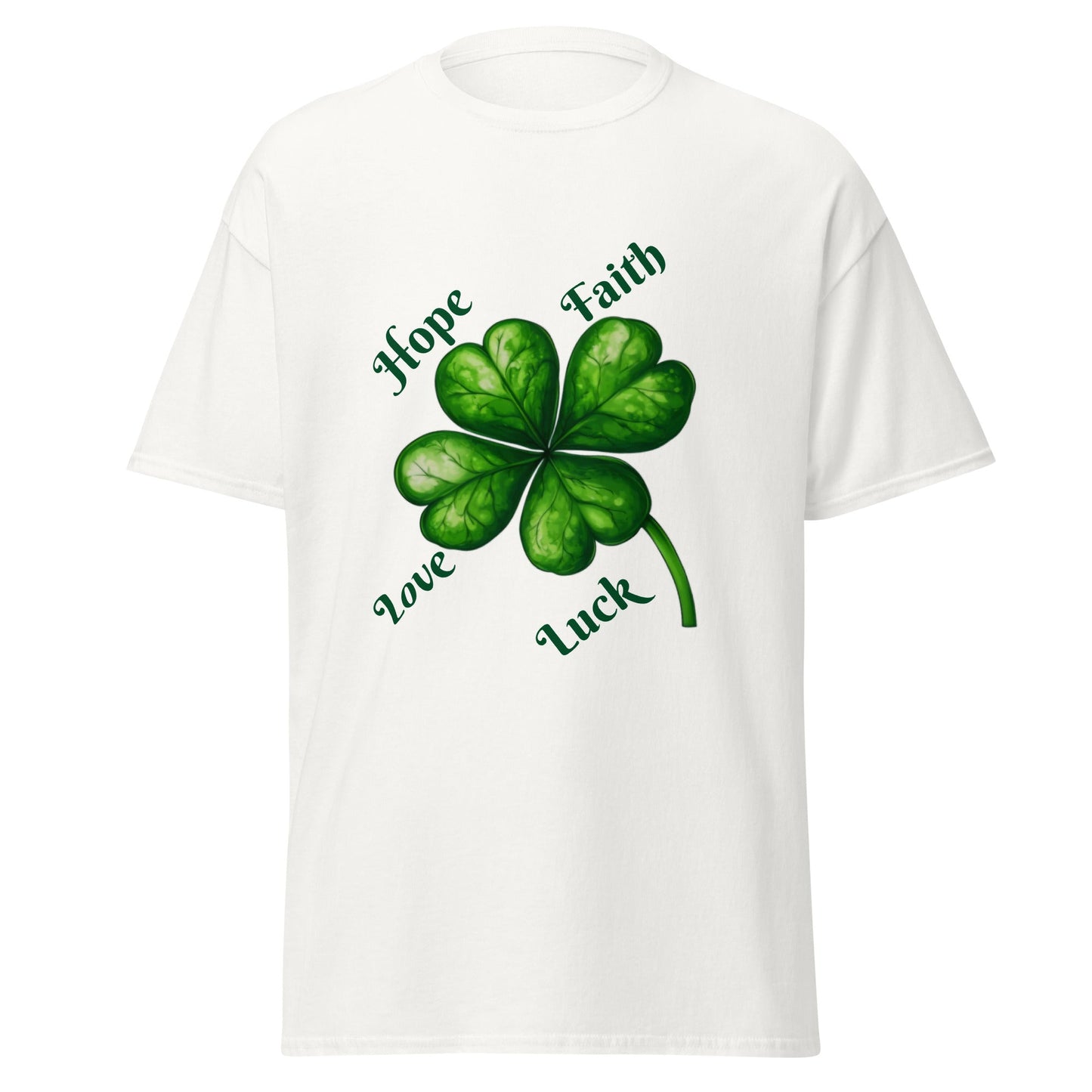 St. Patrick's Day Four Leaf Clover Unisex T-shirt - Ruppy's Creations