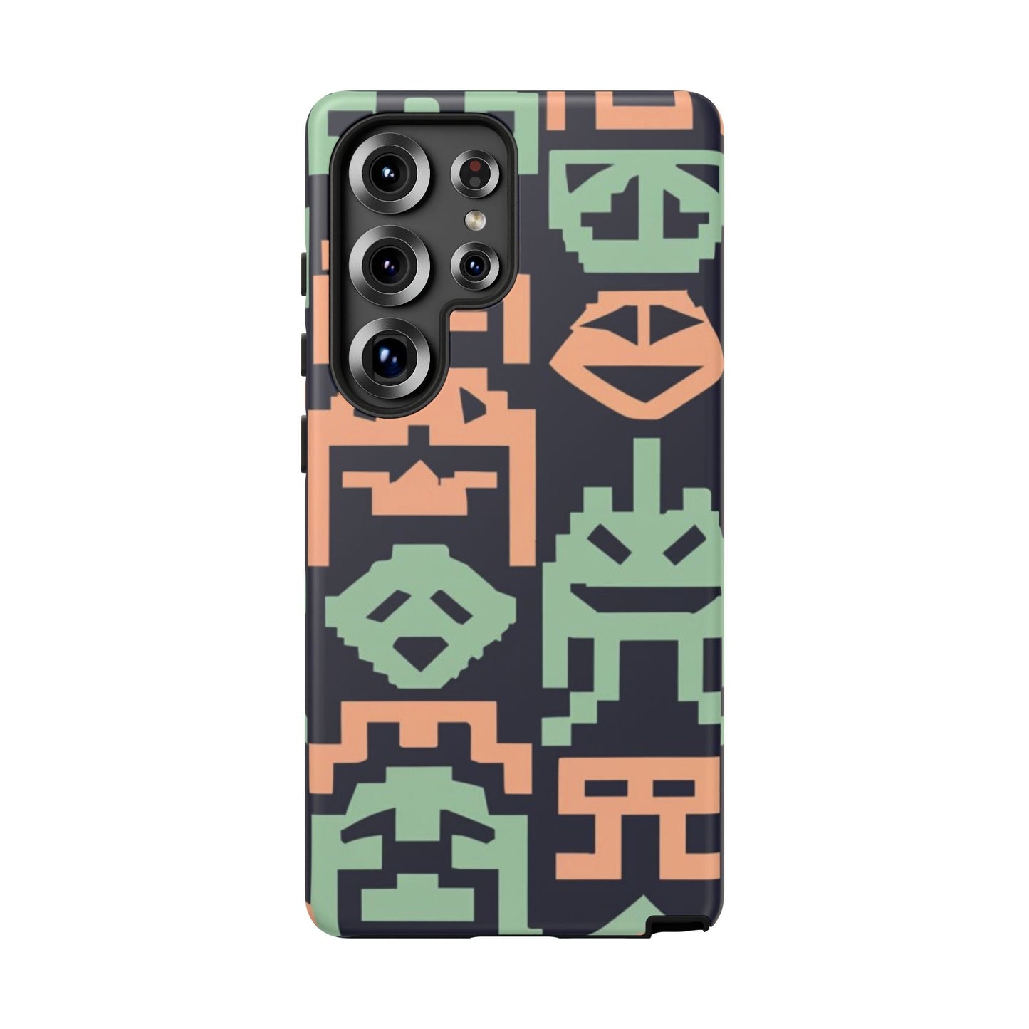 Vintage Video Space Game Graphics Tough Cell Phone Case - Ruppy's Creations