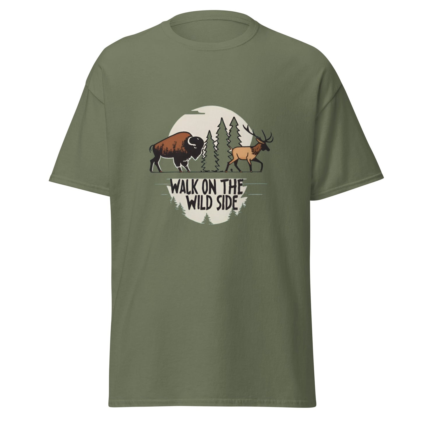 Walk on the Wild Side Men's Classic Tee (sizes up to 3x) - Ruppy's Creations
