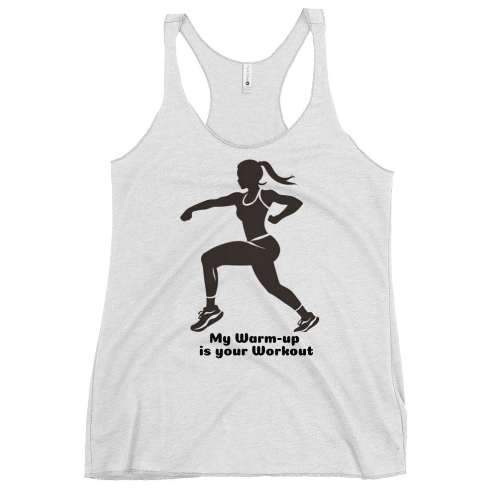 Workout Women's Racerback Tank - Ruppy's Creations