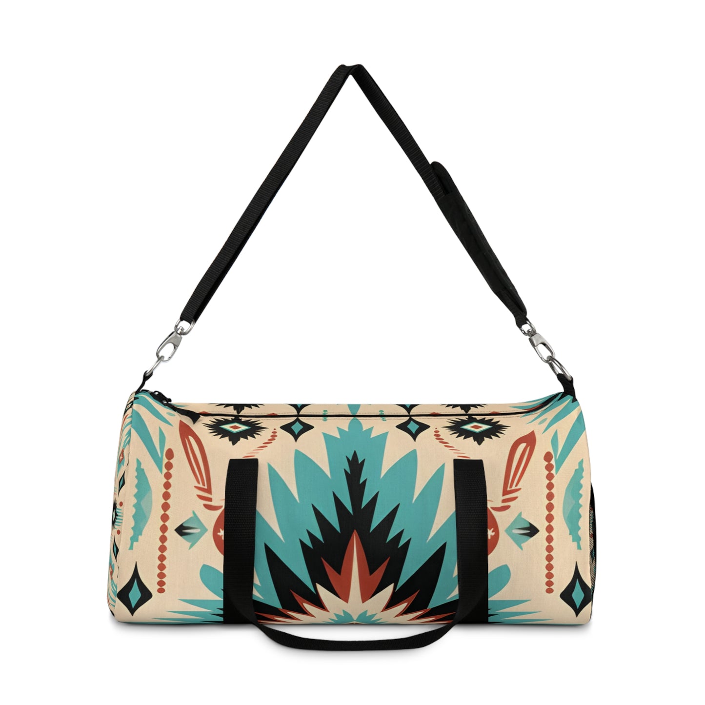 Navajo Weave Look Duffel Travel Bag