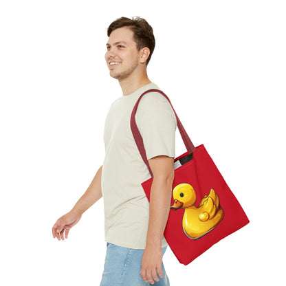 Little Yellow Duck Tote Bag W/Laminate Inside