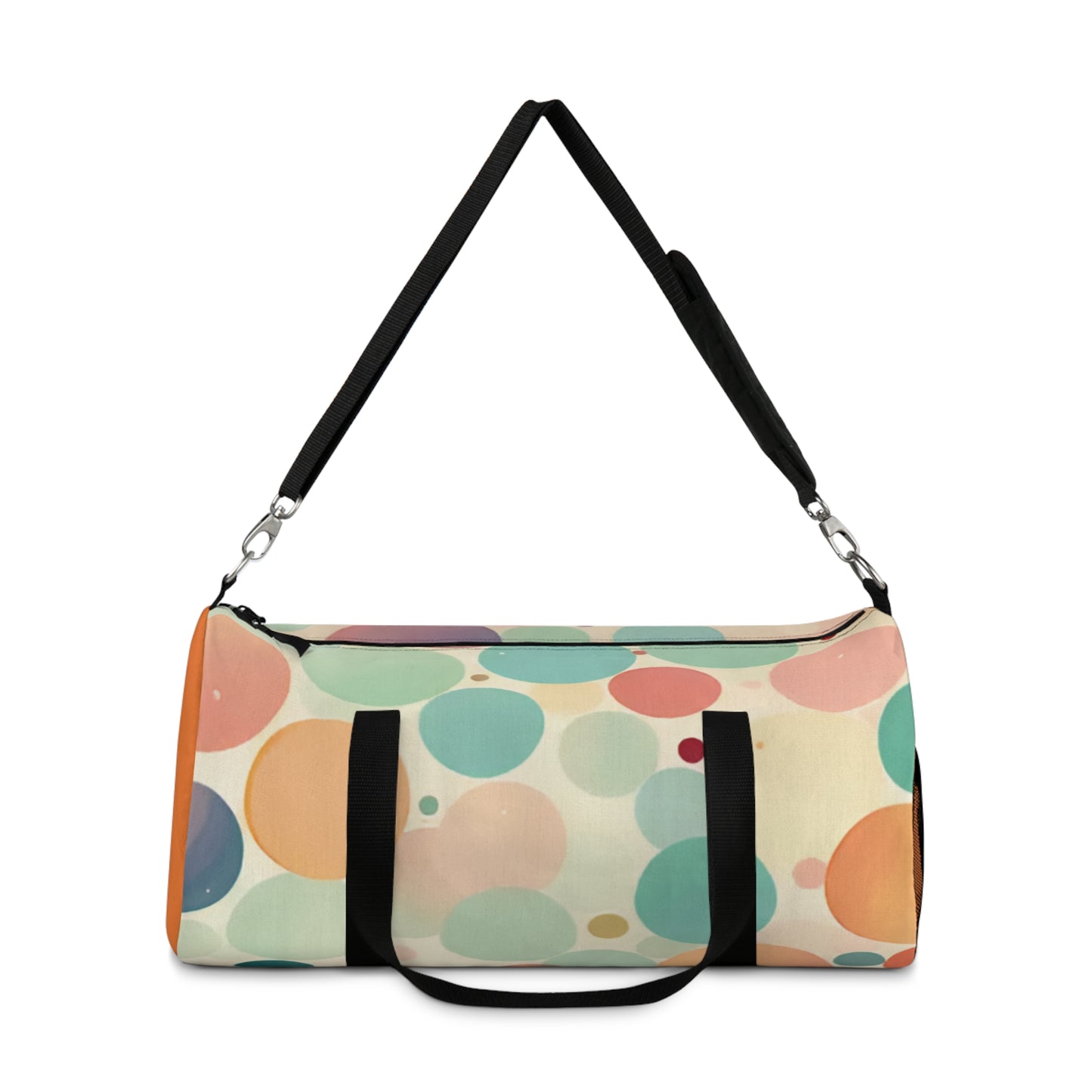 Circles Retro Look Duffel Travel Bag