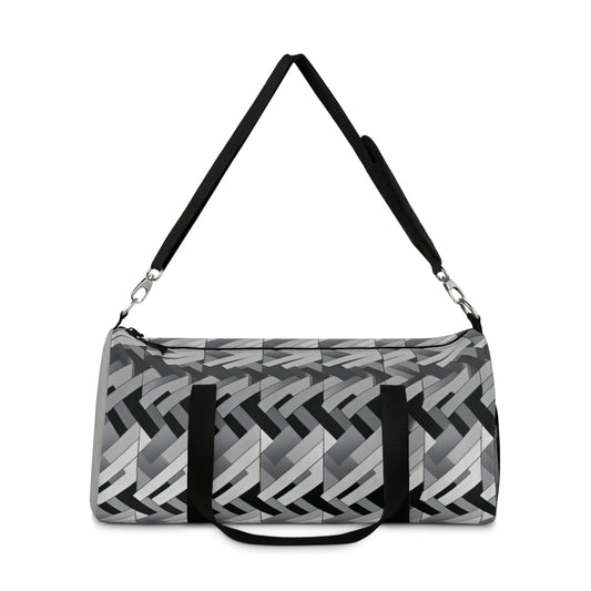 Fashion Weave Print Duffel Travel Bag