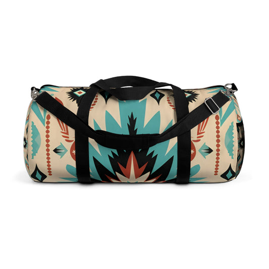 Navajo Weave Look Duffel Travel Bag