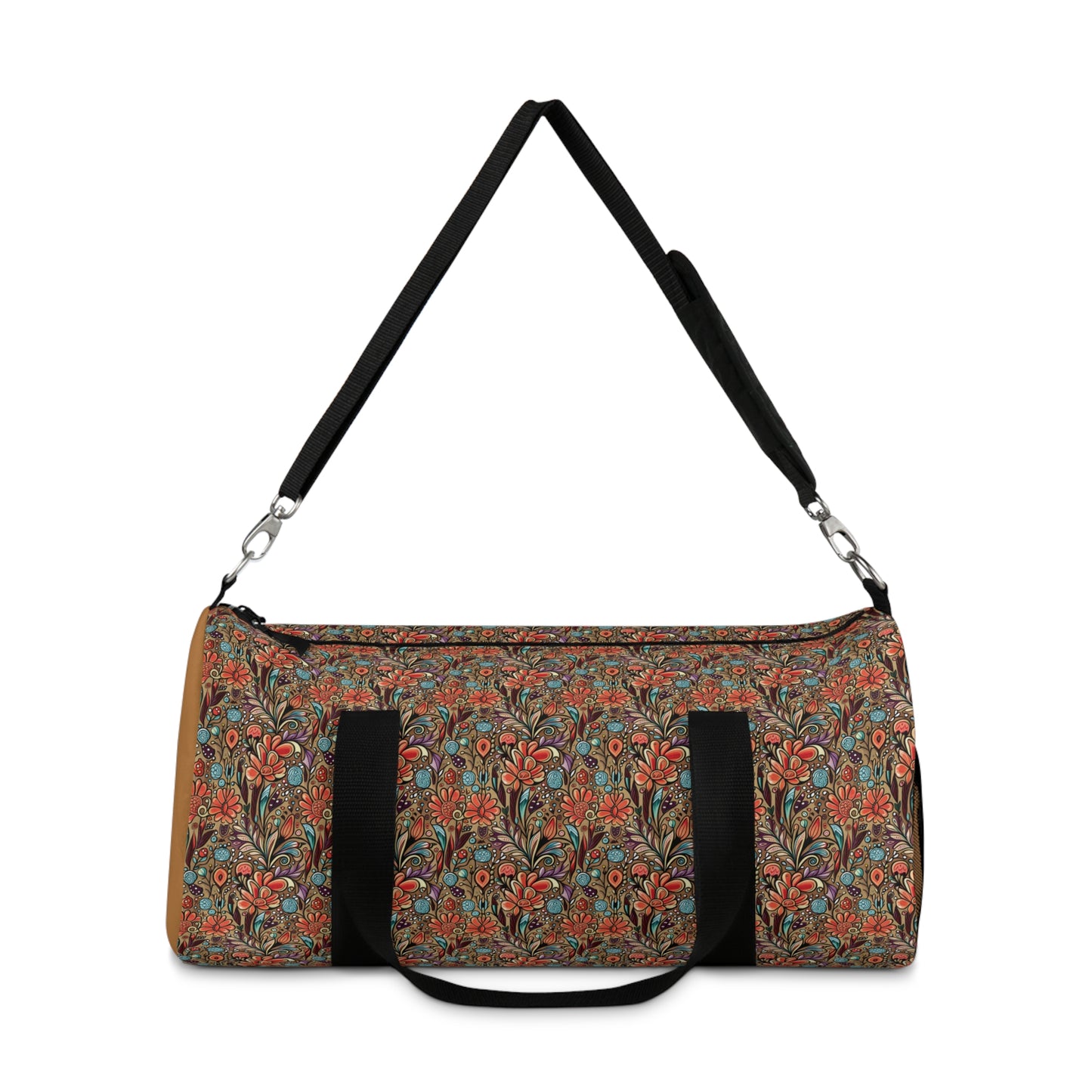 Boho Floral Duffel Travel Bag