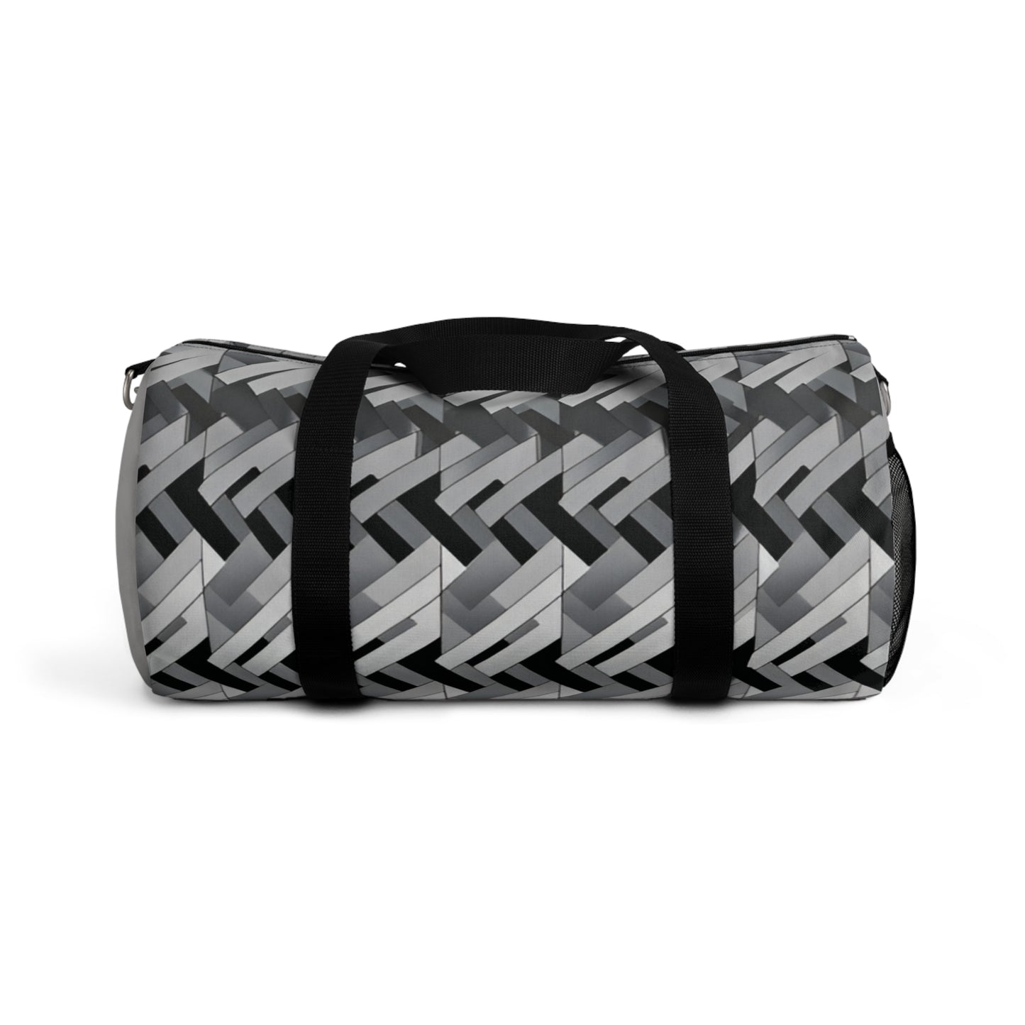 Fashion Weave Print Duffel Travel Bag