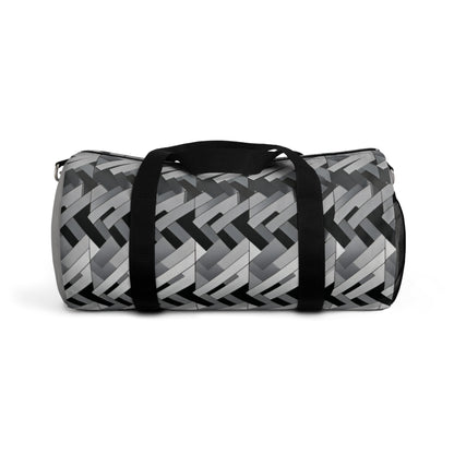 Fashion Weave Print Duffel Travel Bag