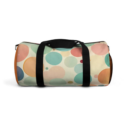 Circles Retro Look Duffel Travel Bag