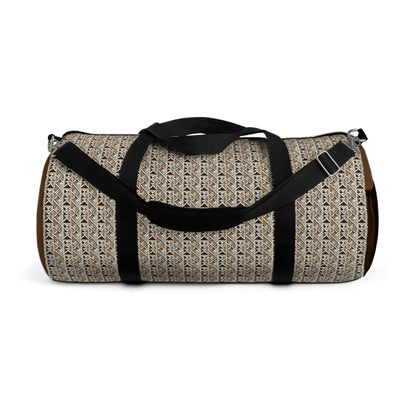 Neutral Color Pattern Duffel Travel Bag