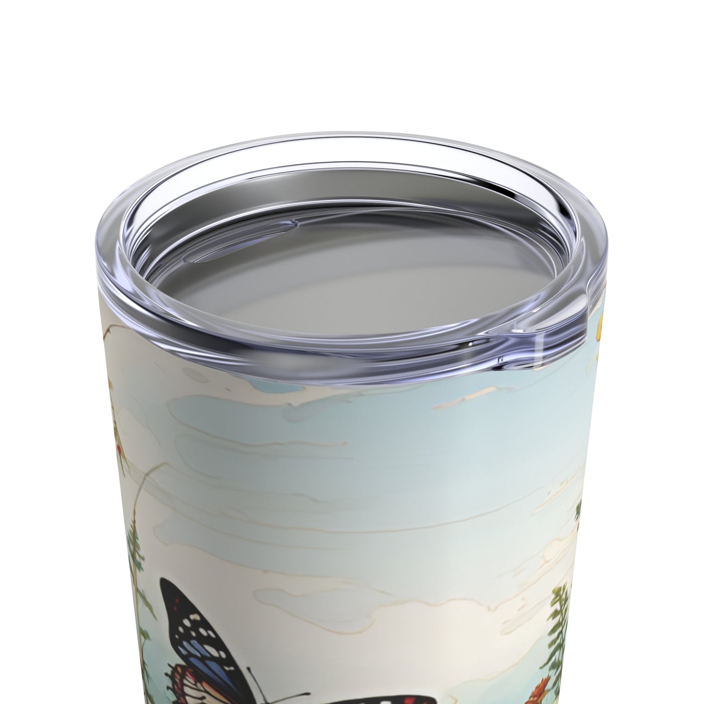 Beautiful Spring Stainless Steel Travel Tumbler 20oz