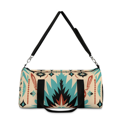 Navajo Weave Look Duffel Travel Bag