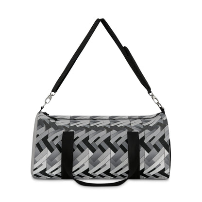 Fashion Weave Print Duffel Travel Bag