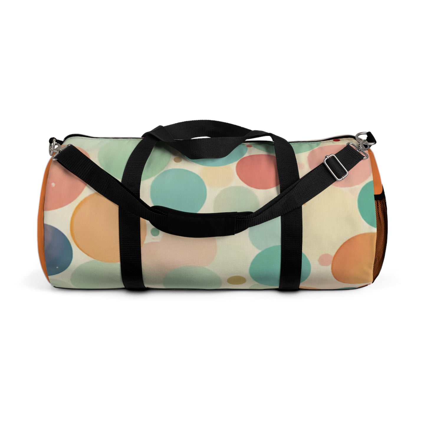 Circles Retro Look Duffel Travel Bag