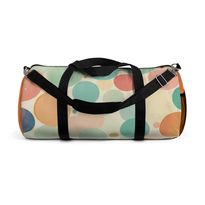 Circles Retro Look Duffel Travel Bag
