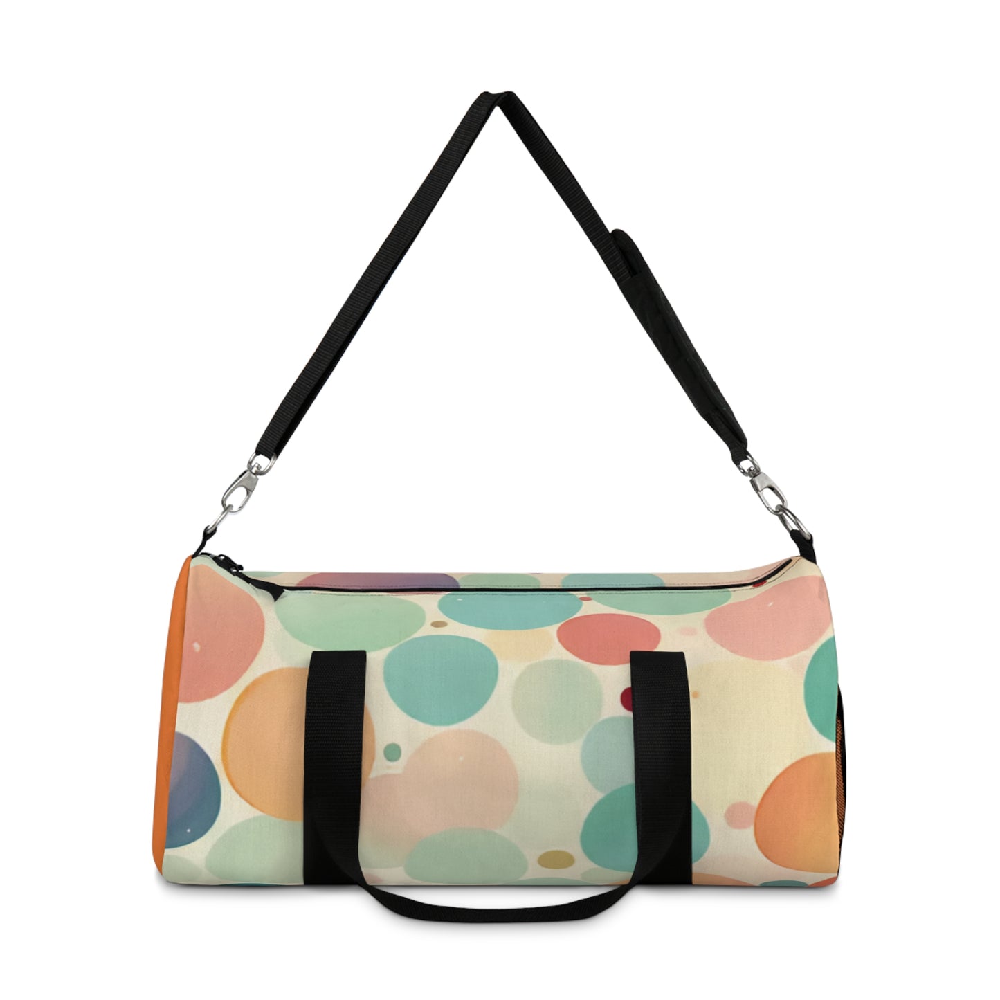 Circles Retro Look Duffel Travel Bag