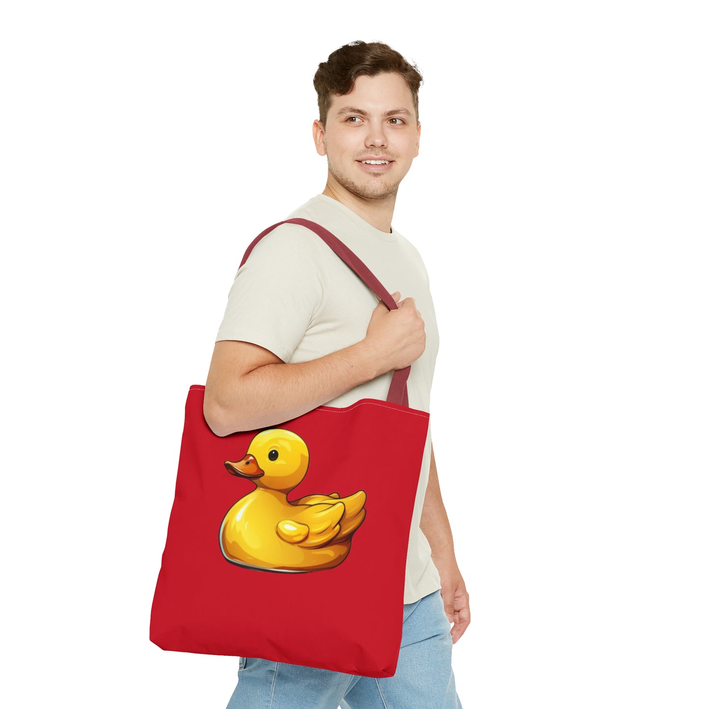 Little Yellow Duck Tote Bag W/Laminate Inside