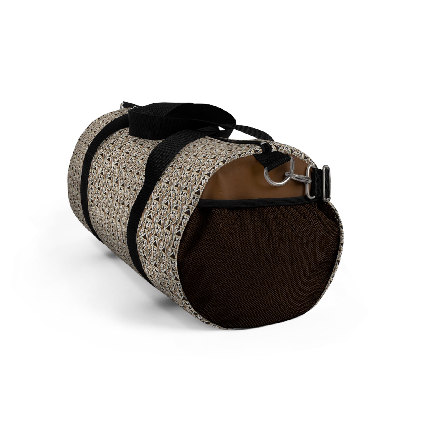 Neutral Color Pattern Duffel Travel Bag