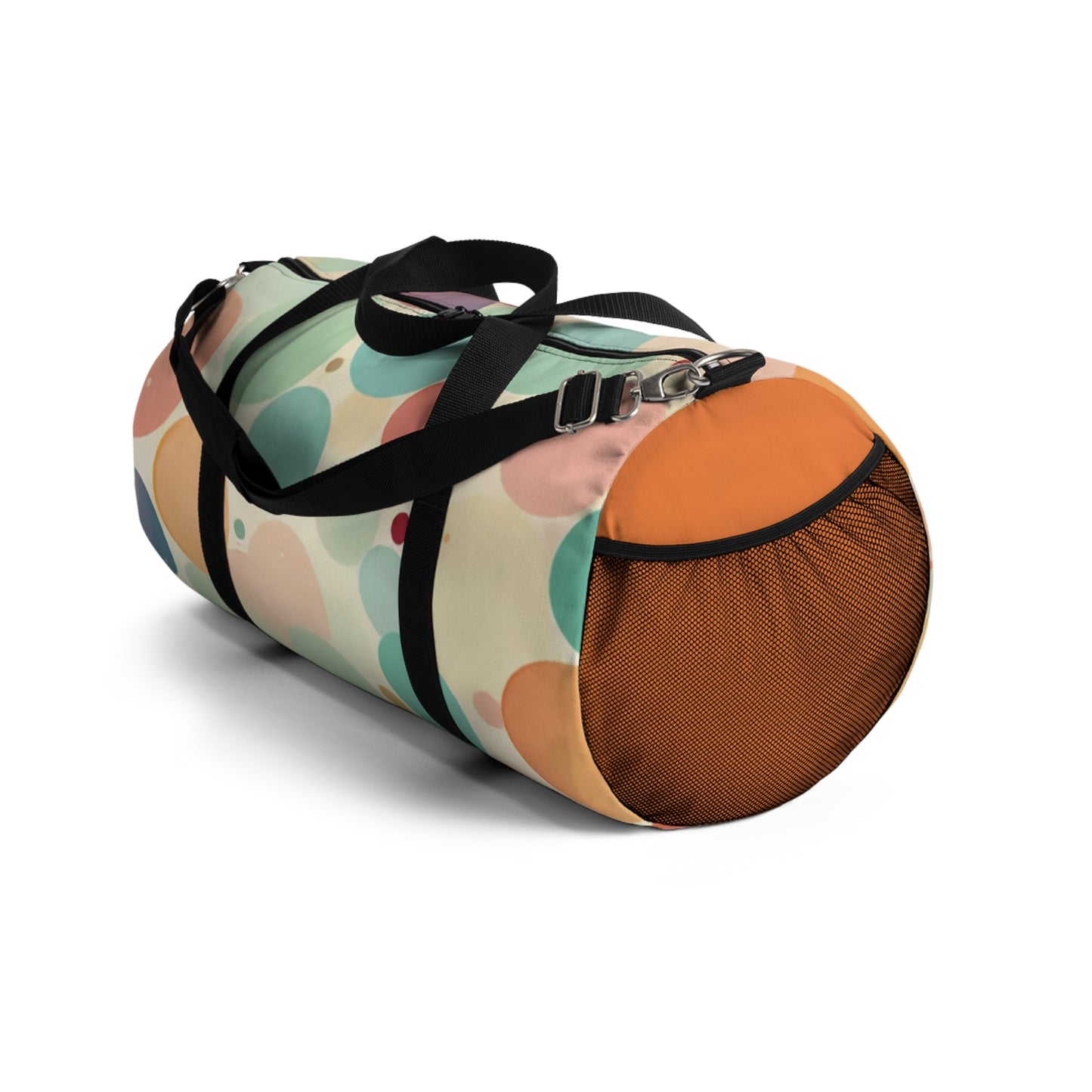 Circles Retro Look Duffel Travel Bag