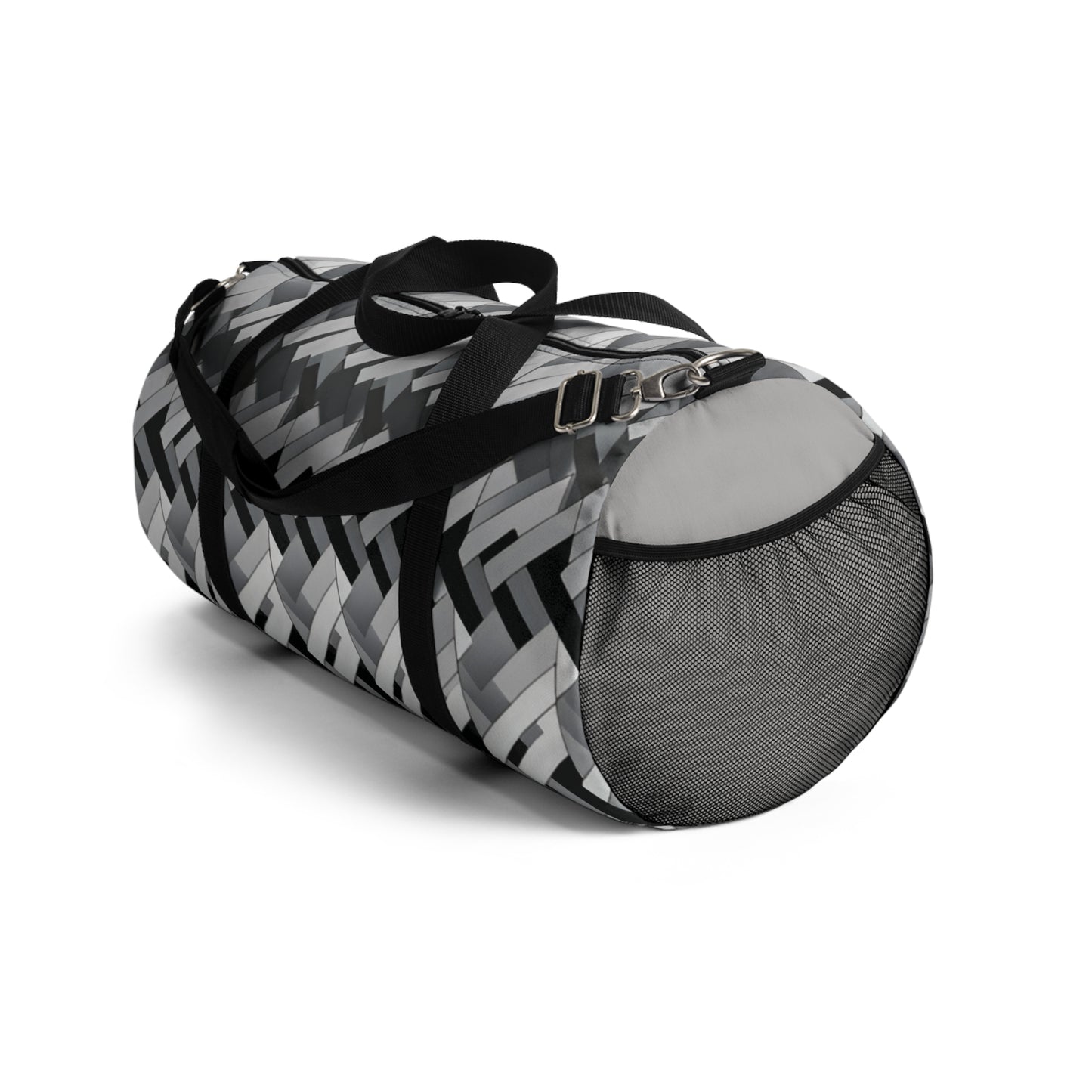 Fashion Weave Print Duffel Travel Bag