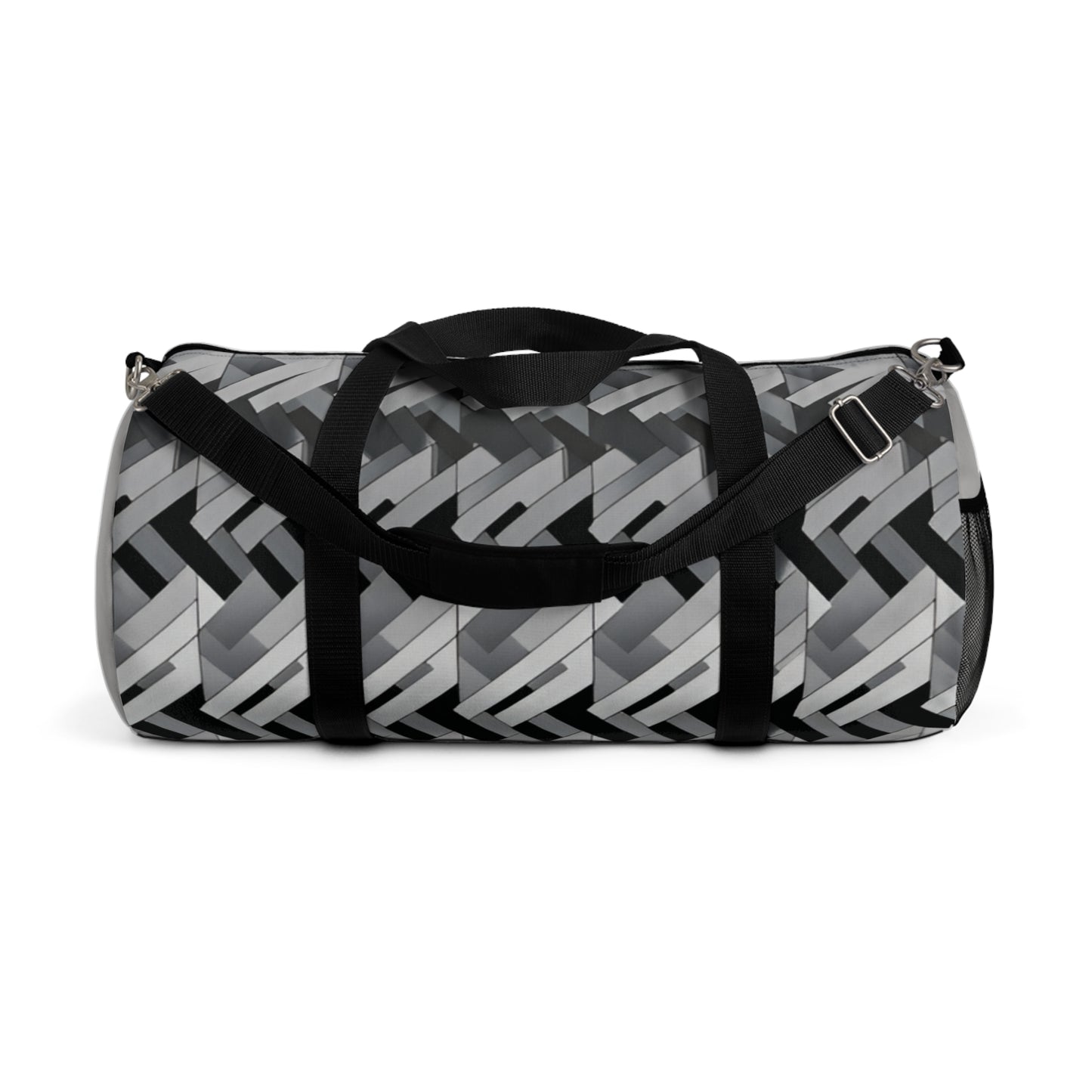 Fashion Weave Print Duffel Travel Bag
