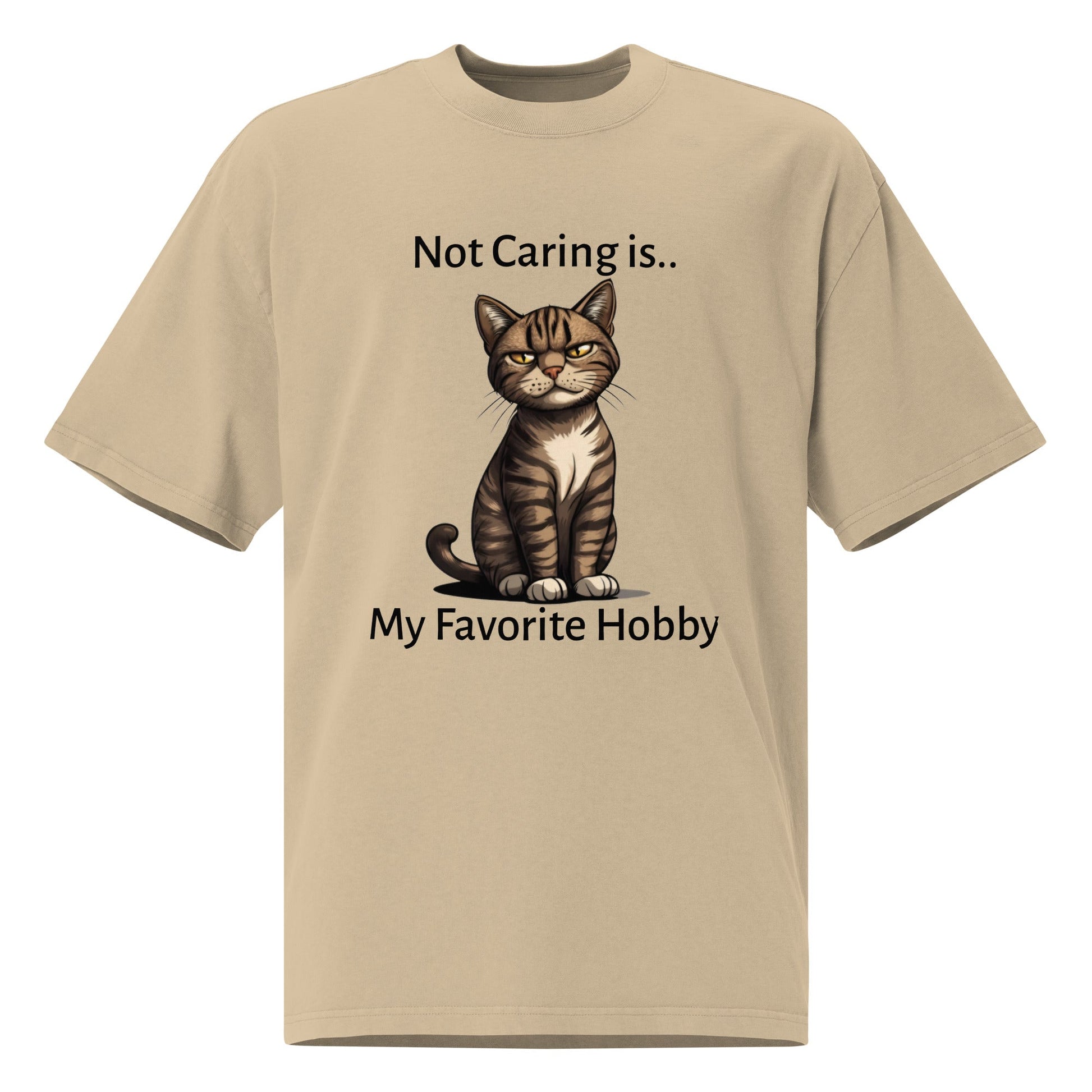 A Purr - fect Pastime Oversized Faded T-shirt - Ruppy's Creations