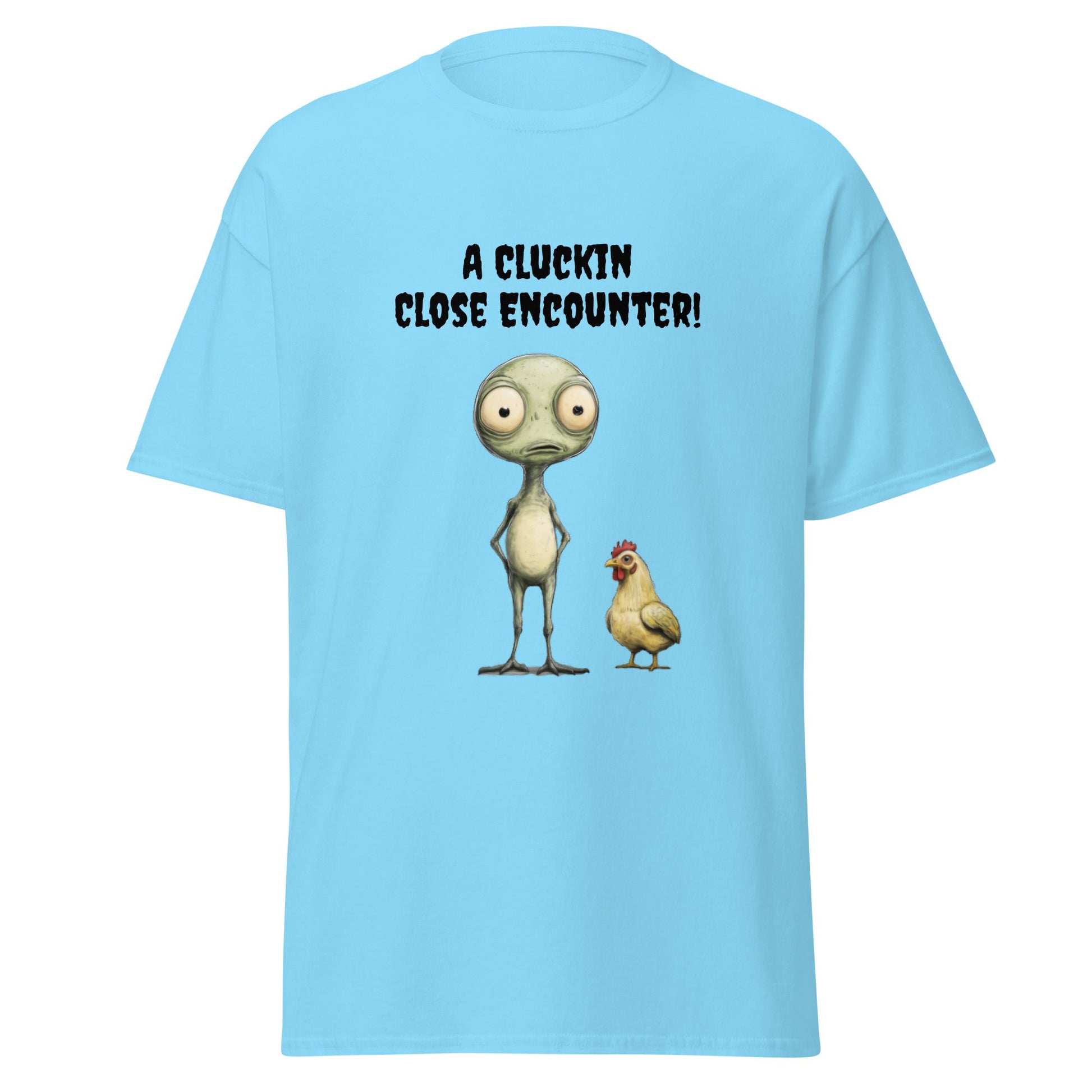 Alien Meets Chicken Classic T-shirt - Ruppy's Creations