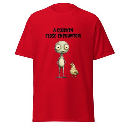 Alien Meets Chicken Classic T-shirt - Ruppy's Creations