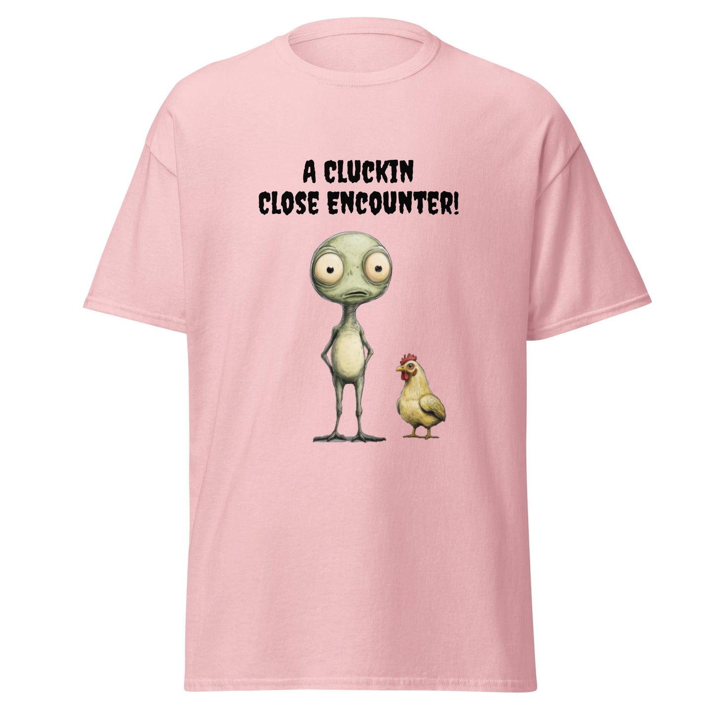 Alien Meets Chicken Classic T-shirt - Ruppy's Creations
