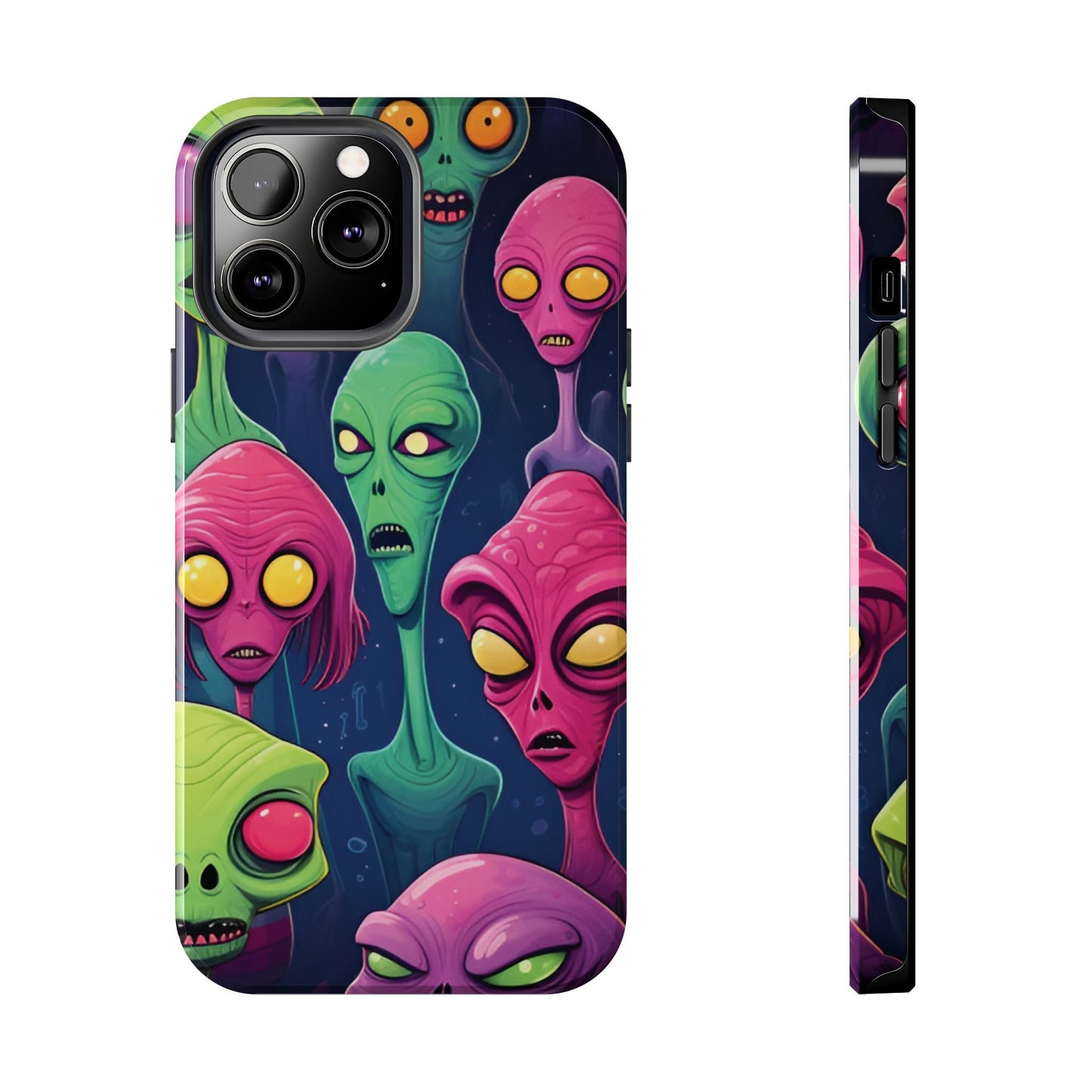 Aliens Tough Phone Case Designed for iphone - Ruppy's Creations