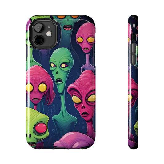 Aliens Tough Phone Case Designed for iphone - Ruppy's Creations