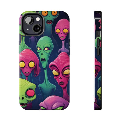 Aliens Tough Phone Case Designed for iphone - Ruppy's Creations